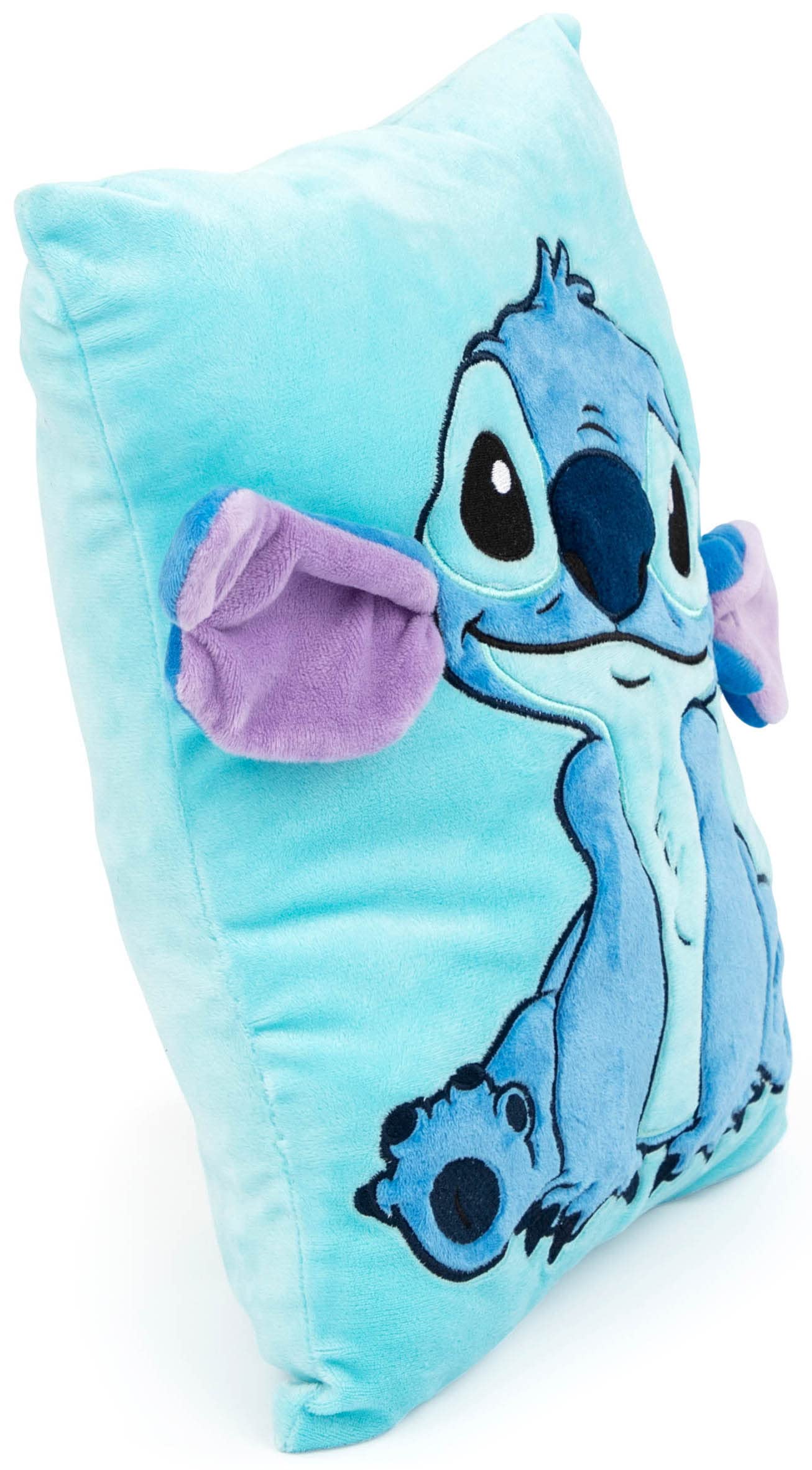 Disney Lilo & Stitch 3D Snuggle Pillow - Super Soft – Measures 15 Inches (Official Disney Product)