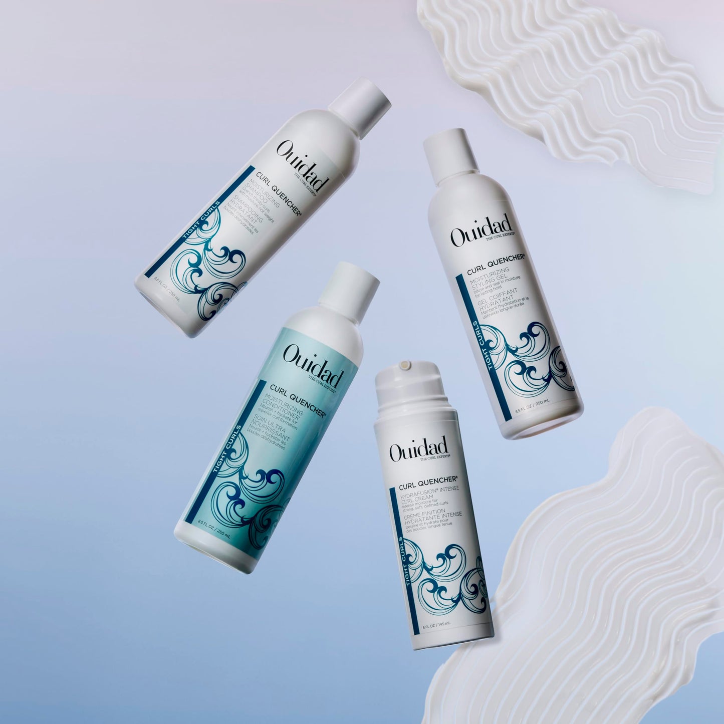 Ouidad Curl Quencher Moisturizing Styling Gel (Tight Curls), 8 ounces, 8.5 oz, Multi