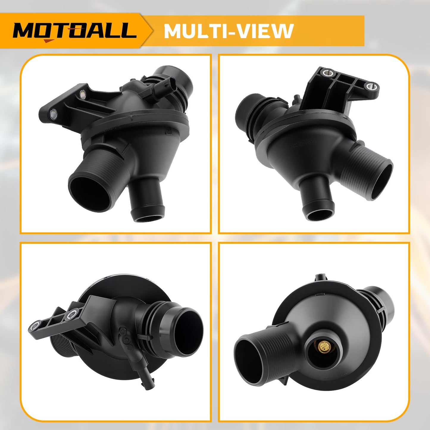 MOTOALL Engine Thermostat Compatible with BMW X1 X3 X4 X5 Z4 228i 320i 328i 428i 528i N20 2.0L Replaces # 11537588257, 11537633476, 11537633477, 11538635689