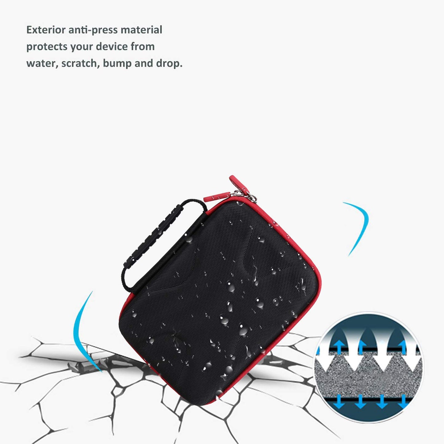 Aproca Portable Storage Case, for Focusrite Scarlett 2i2 4th Gen USB Audio Interface and Accessories (Case Only)