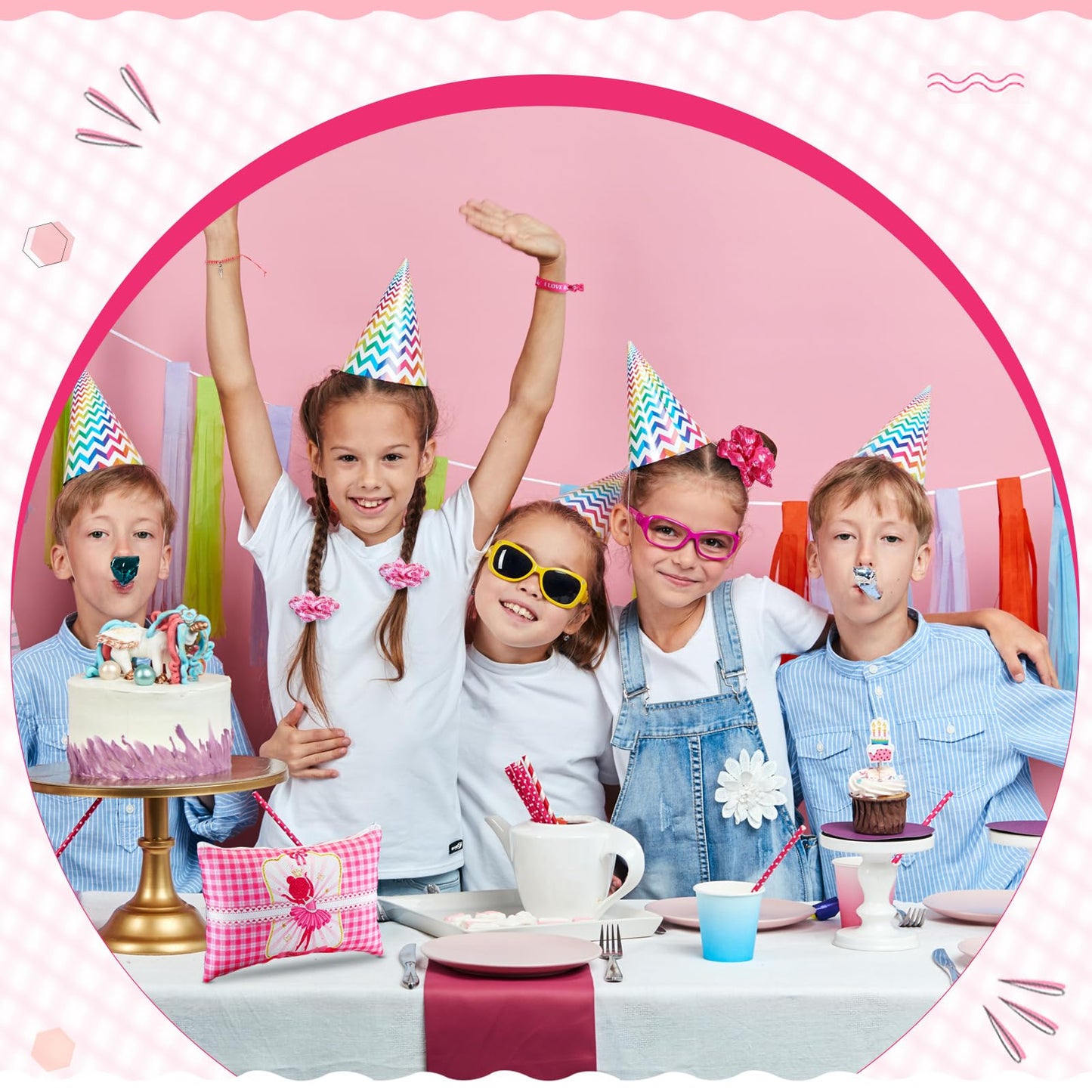 Clysee 60 Pcs Ballerina Party Favors for Girls Include Ballet Dance Makeup Bags Adjustable Bracelets Hair Ties Keychains Elastic Scrunchies Ballet Party Gift Bulk for Dancers Competition Gifts