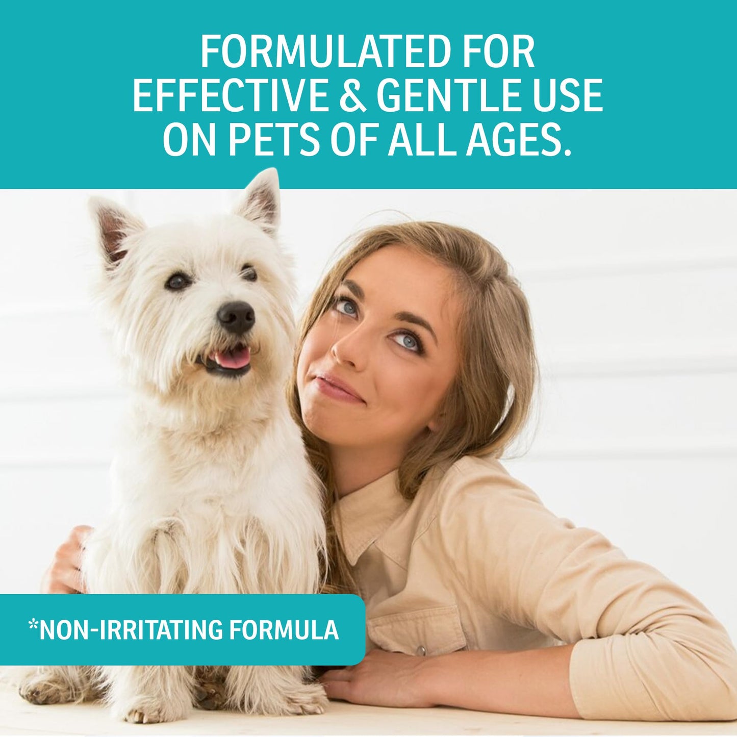 EnviroFresh Dog Ear Cleaner - Ear Cleaner for Dogs (3.78L/127oz) Dog Ear Cleaning Solution - Ear Drops for Dogs - Pet Hygiene Personal Care - Cat Ear Cleaner