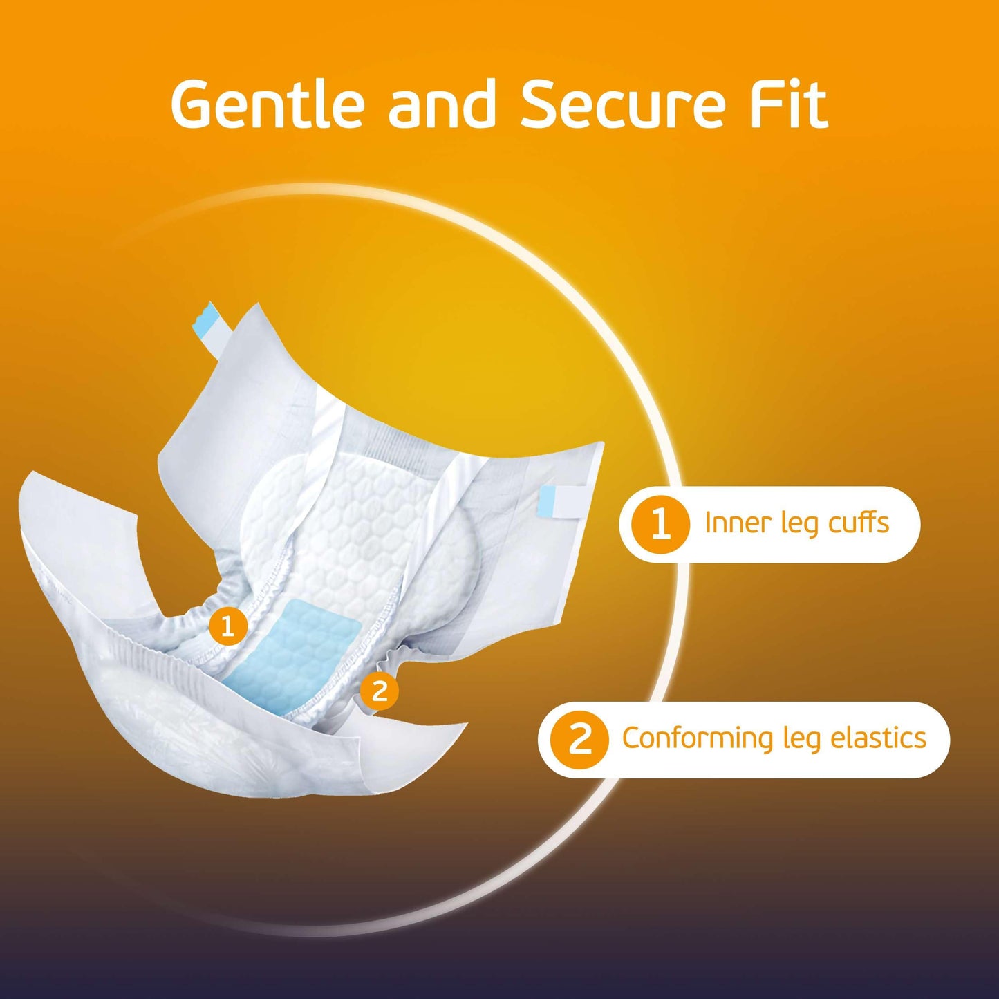 3XL Adult Diapers for Women and Men - Case of 32 Bariatric Disposable Briefs with Tabs and Stretchable Side Panels - Breathable with Max Absorbency