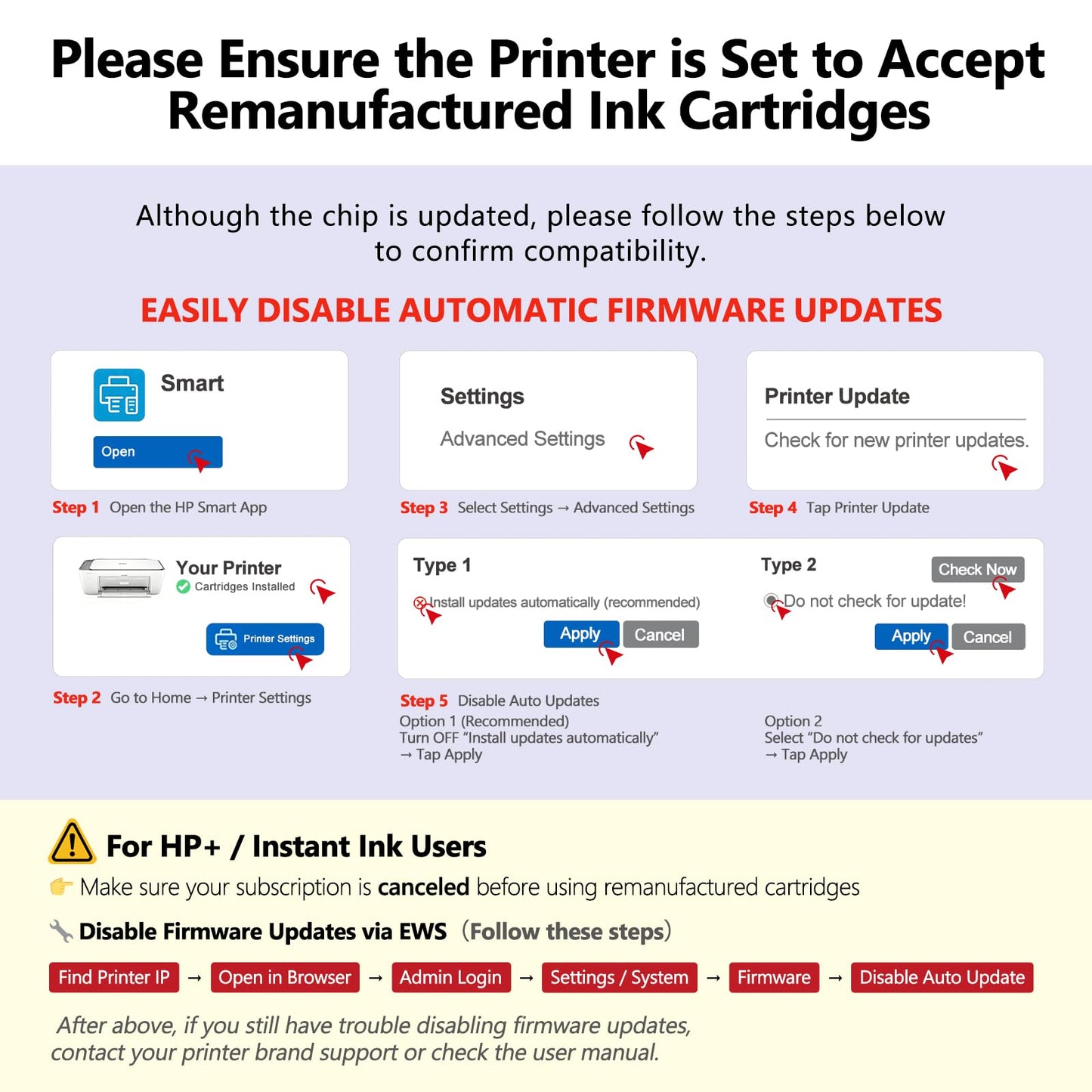 Cyloral 61XL Ink Cartridge Black for HP 61 Ink Cartridges Black for Envy 4500 5530 4501 4502 5535 Officejet 4630 4635 Deskjet 1000 2542 2540 3050 3050A for HP Ink 61 Replacement