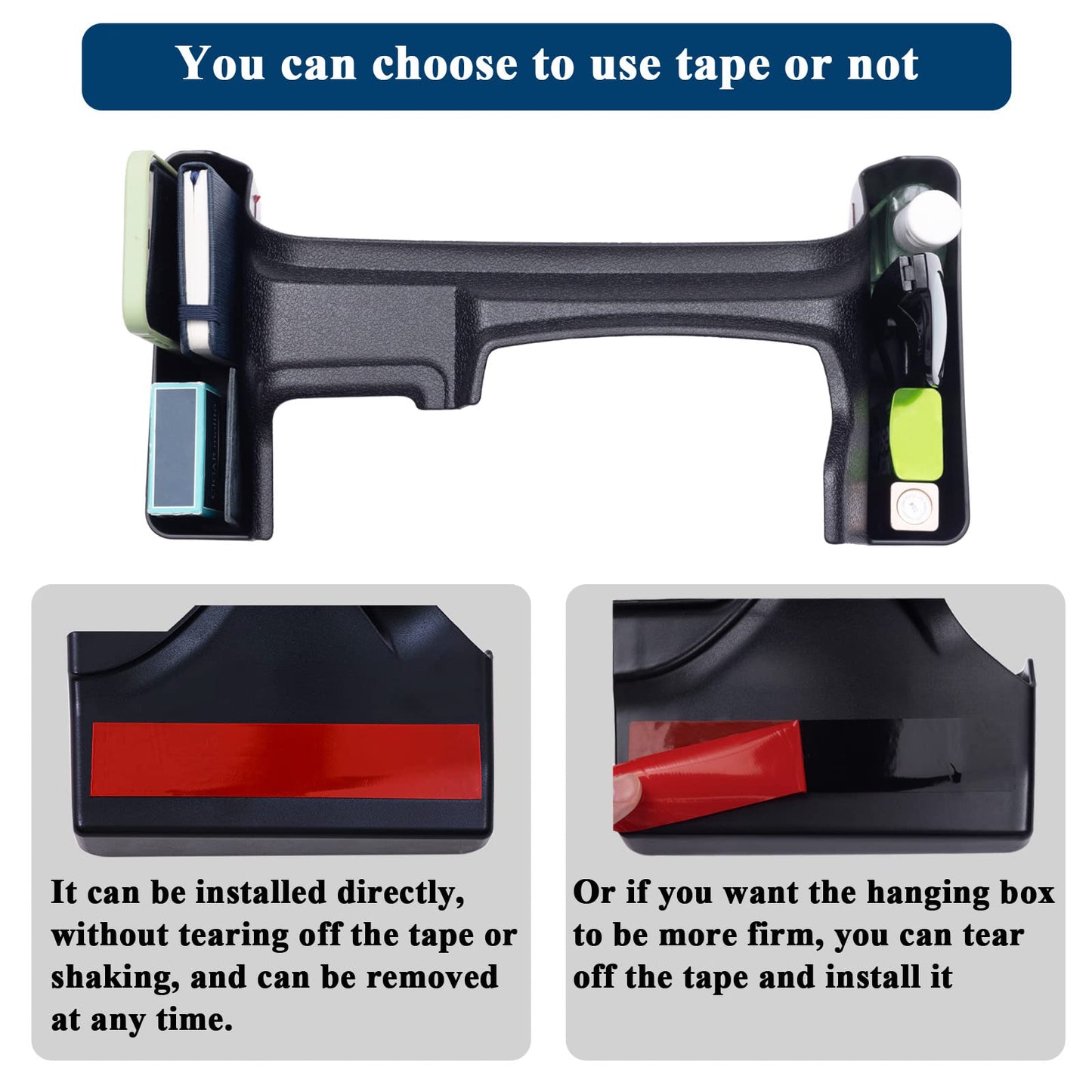 Center Console Gear Shift Organizer Tray Compatible with Jeep Wrangler JL/JLU 2018-2023 2024 2025 and Jeep Gladiator JT Truck 2020-2022 2023 2024 2025 Storage Box Accessories (Not for JK/JKU)