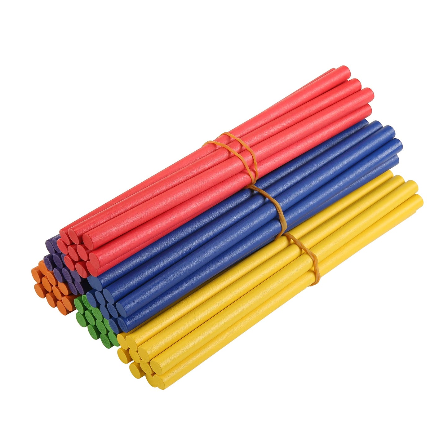 60 Pcs Rhythm Sticks for Kids Bulk, Wood Music Lummi Sticks, 6 Colors