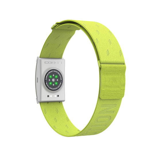 COROS Heart Rate Monitor, Comfort, Easy to wear, Auto-wear Detection, Advanced Sensor, Precise Data, Bluetooth, 38 Hours Battery Life, Compatible with up to 3 Connections, for Run and Bike-Lime