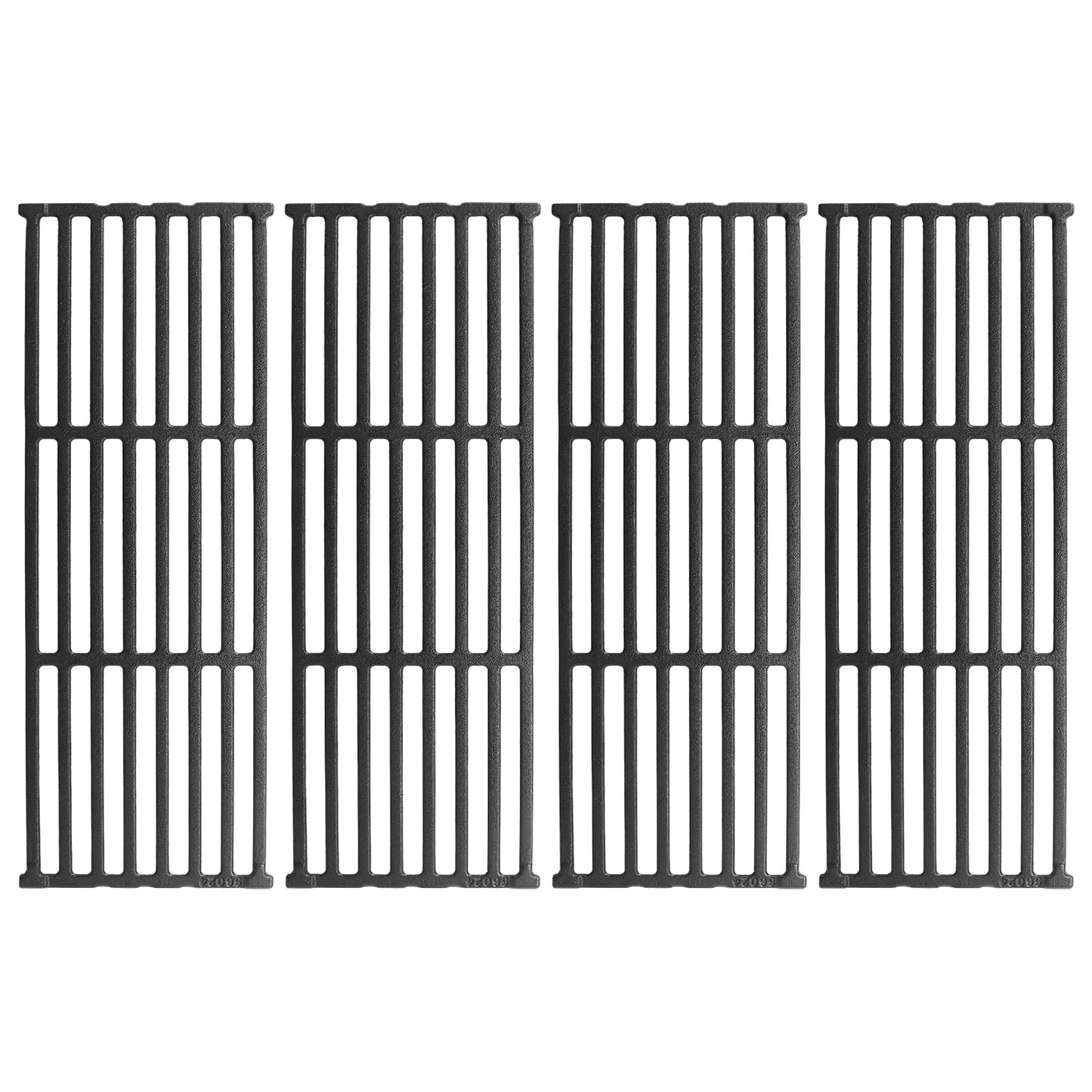 Cast Iron Cooking Grates Replacement Parts for Broil King Baron 440 320 340 420 S420 S320 Series 4 Pack Cast Iron Grill Grid for Huntington 2122-64 2122-67 Models