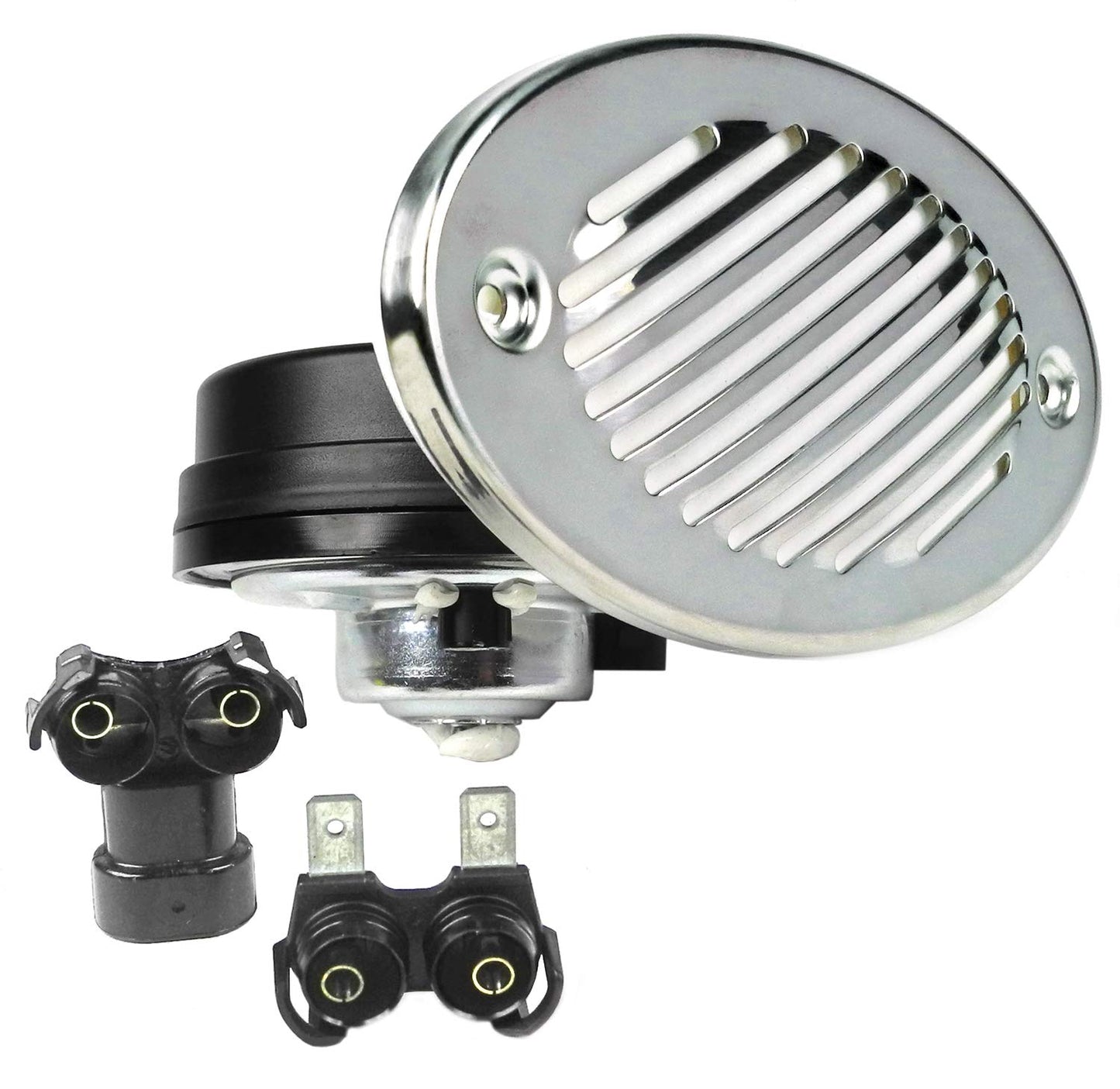 Seachoice Hidden Boat Horn, ABYC and NMMA Standard, Stainless Steel Cover