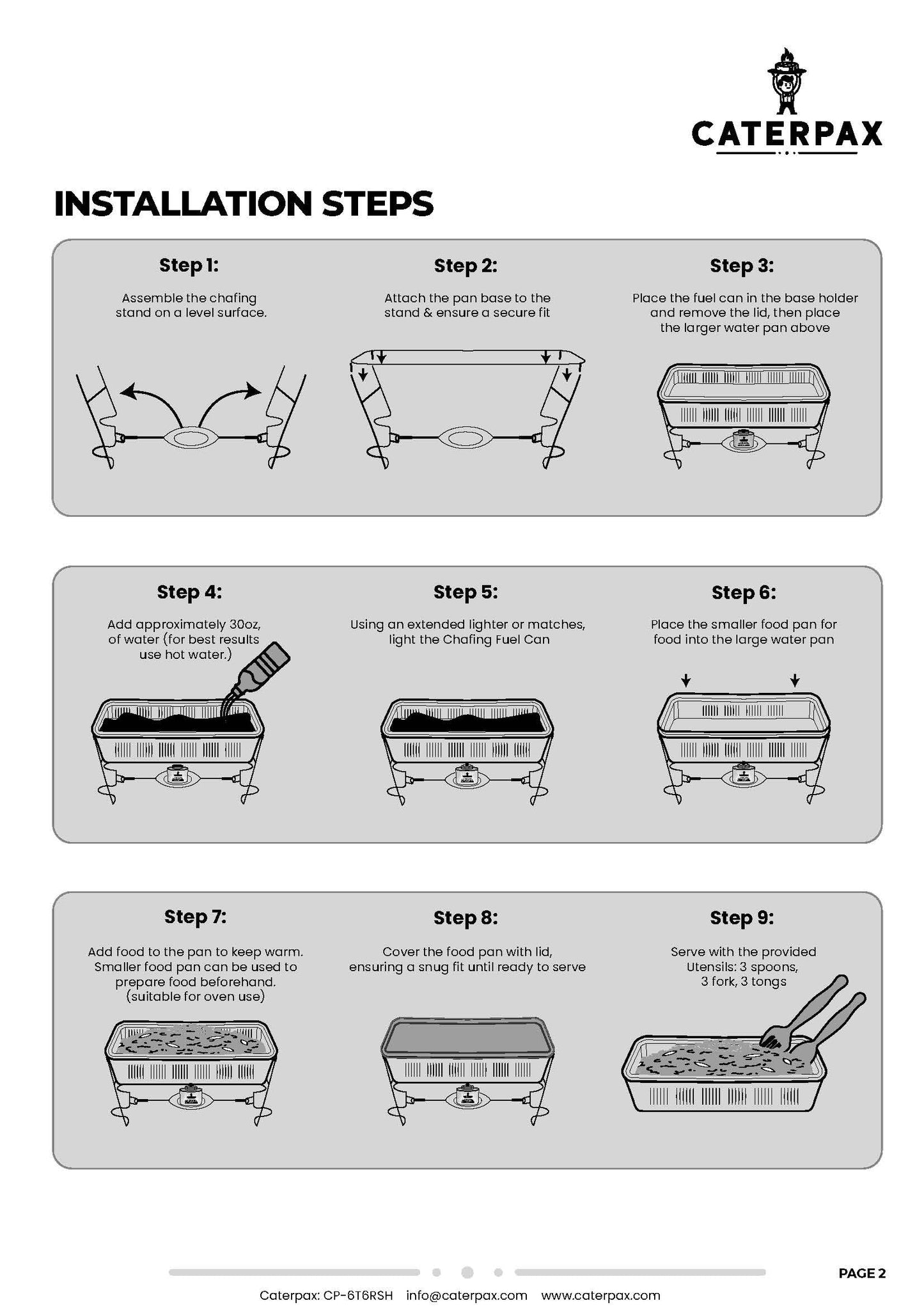 Disposable Chafing Dish Buffet Set (39 PCS) – Catering Food Warmers with 6X Half-Size Serving Pans, Covers, Foldable Racks, Utensils & Fuel Cans - Perfect for Buffets, Parties, Events & Food Serving