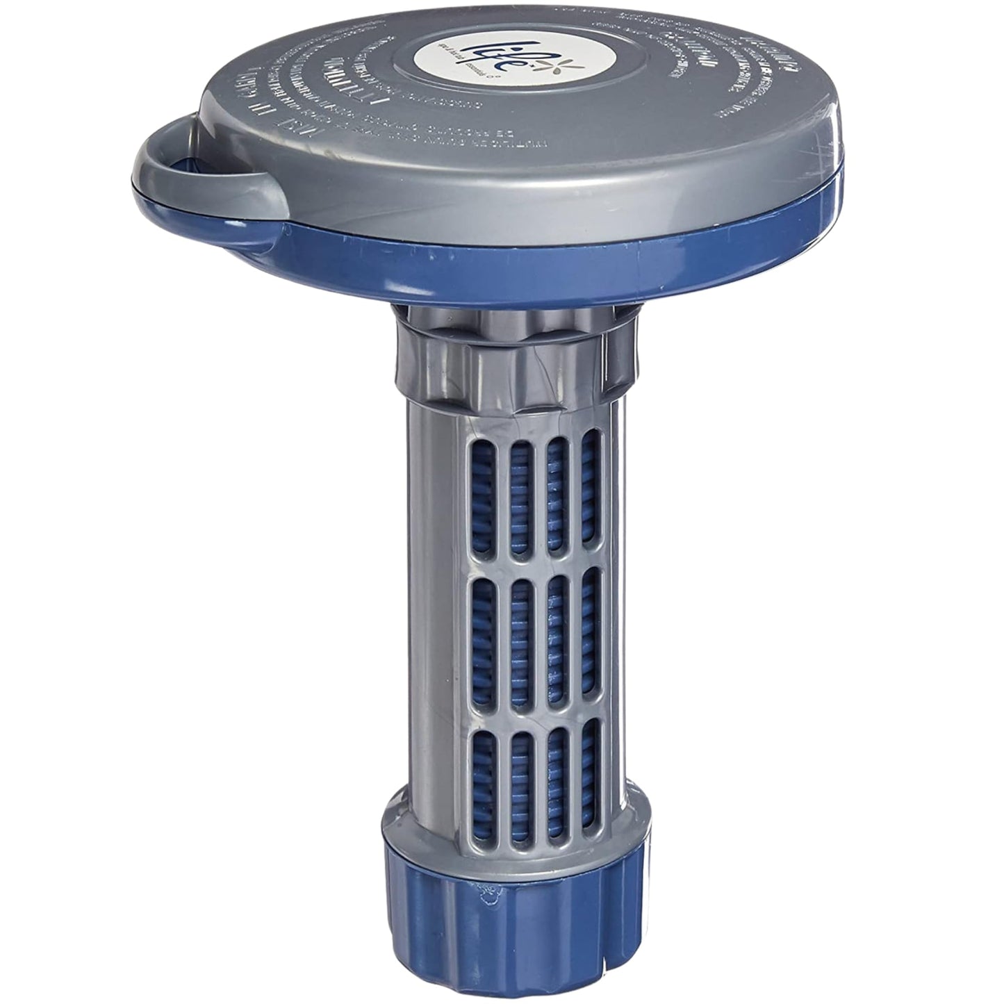 Life Chemical Dispenser | Bromine & Chlorine Puck Floater | with Free Scummy Hot Tub Scum Sponge | Removable End Cap | for 1 Inch Tablets | Spa & Hot Tub Accessories | Hot Tub Chemicals Dispenser