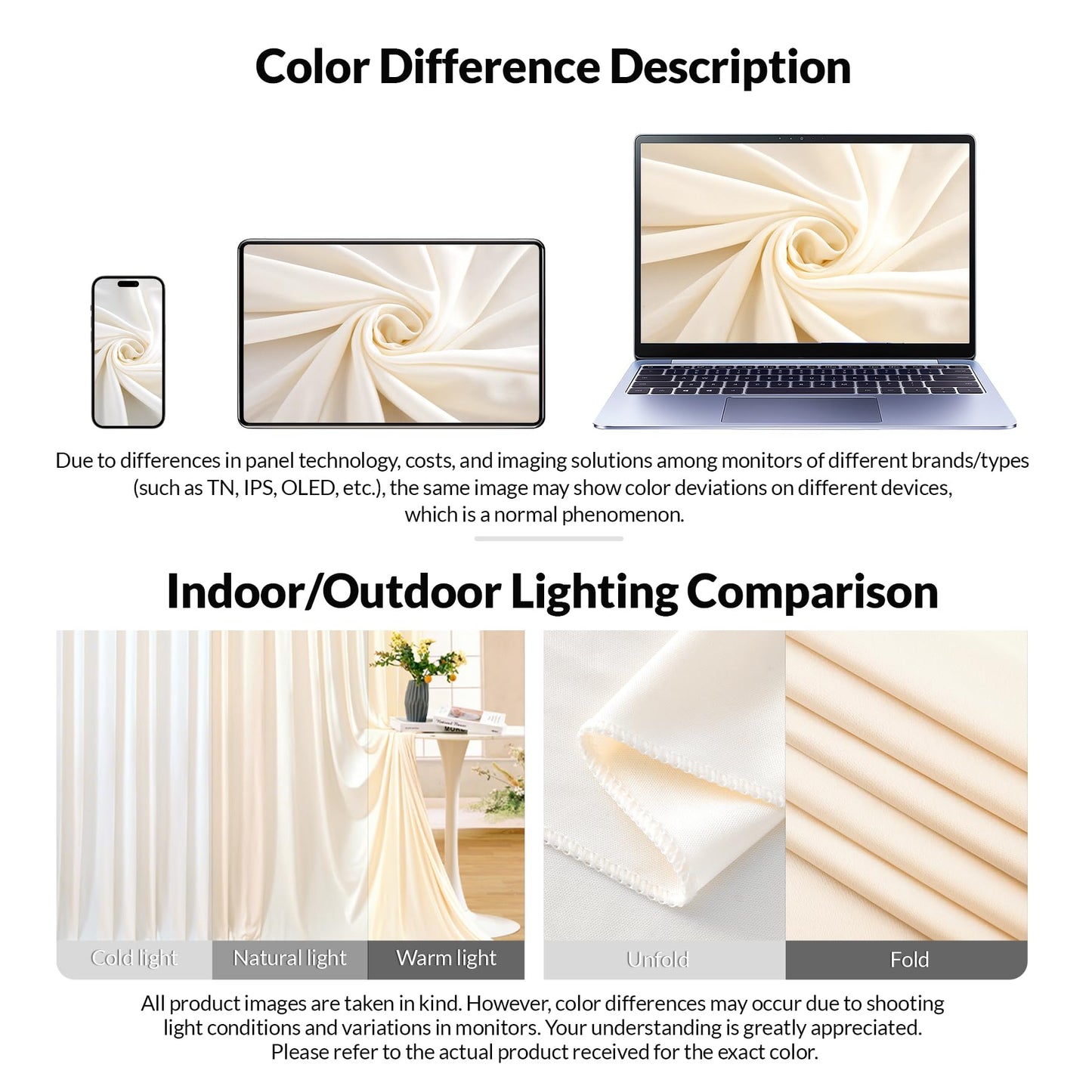 10x10 Champagne Backdrop Curtain for Parties Wedding Baby Shower Wrinkle Free Photo Curtains Backdrop Drapes Fabric Decoration for Bridal Shower 5ft x 10ft,2 Panels