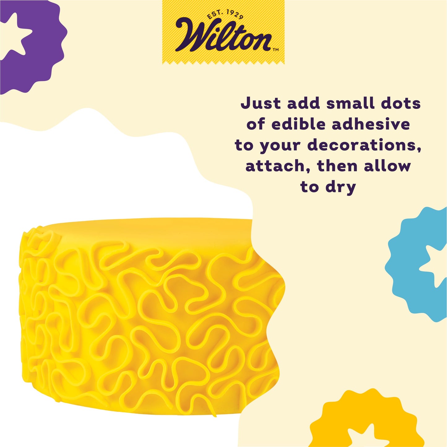 Wilton Dab-N-Hold Edible Adhesive, 2fl.oz (Packaging may vary)