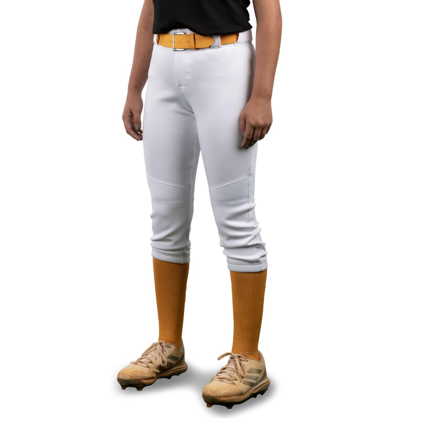 Russell Athletic Women's Ladies Flexstretch Softball Pant with Belt Loops, Black, Large
