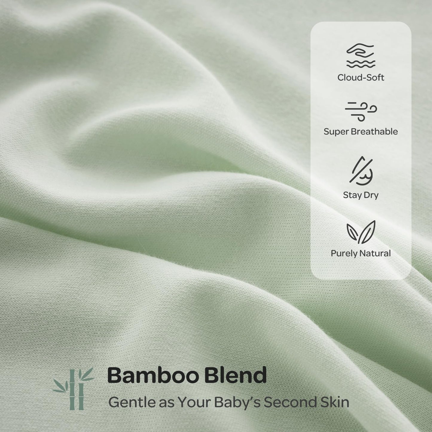 Momcozy Baby Swaddle, Quiet Fastener Swaddle Suitable for Infant 0-3 Months, New-Parent-Friendly Sleep Sack, Reduce Startle Reflex, Newborn Boys Girls Registry Essentials, 2-Pack, Serenity