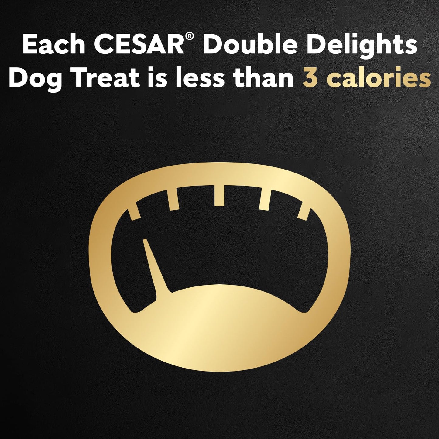 CESAR DOUBLE DELIGHTS Dog Treats, For Small Breed Adult Dogs, Filet Mignon Flavour, No Artificial Flavours, No Artificial Colours, Less Than 3 Calories Each, 150g Pouch