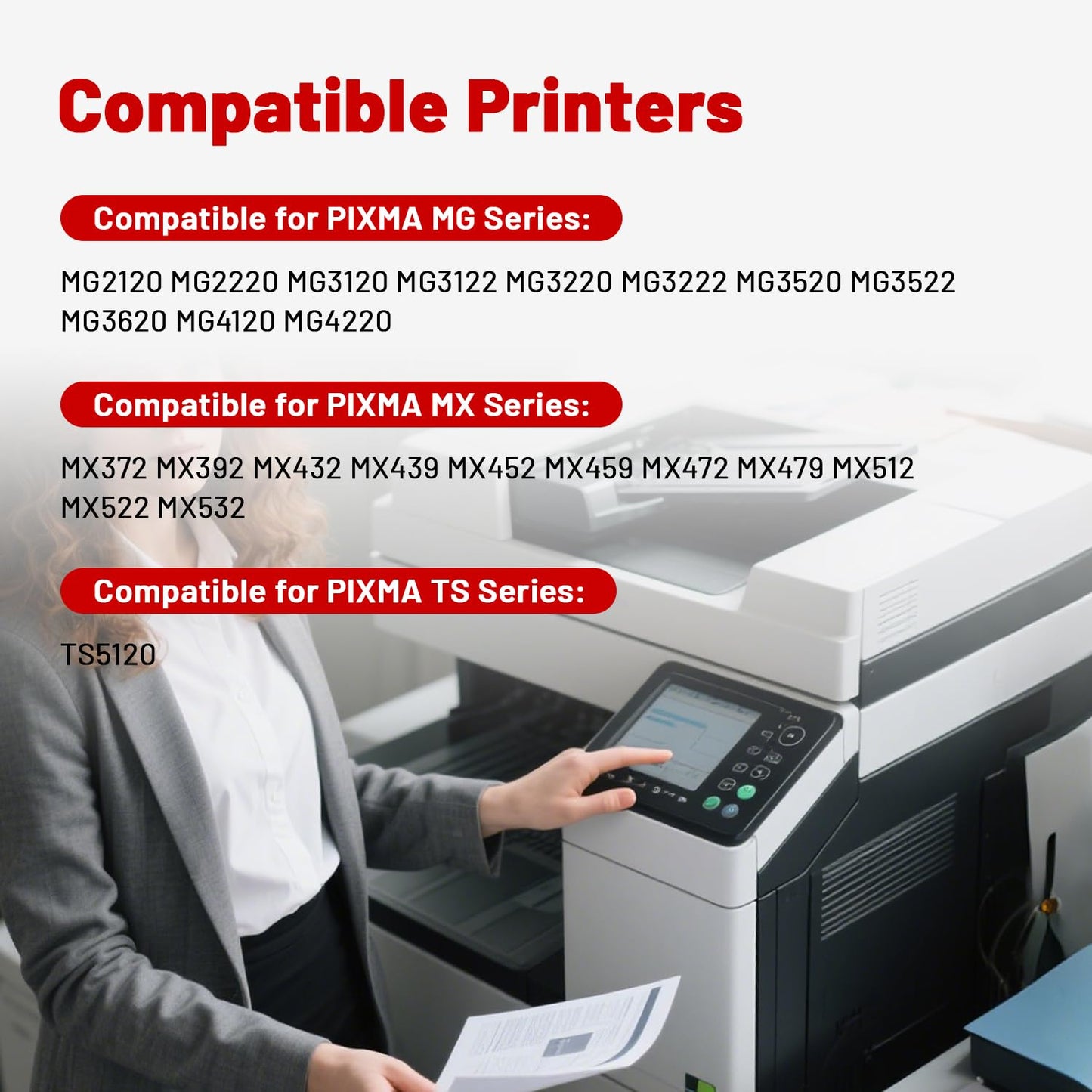 Faedra 240XL 241XL Ink Cartridges for Canon PG-240XL CL-241XL Ink Cartridges Combo Pack 240 XL 241XL for Canon PIXMA MG3620 MG3600 TS5120 MG3220 MG3520 MG2120 MX472 MX452 Ink (1Black 1Color)