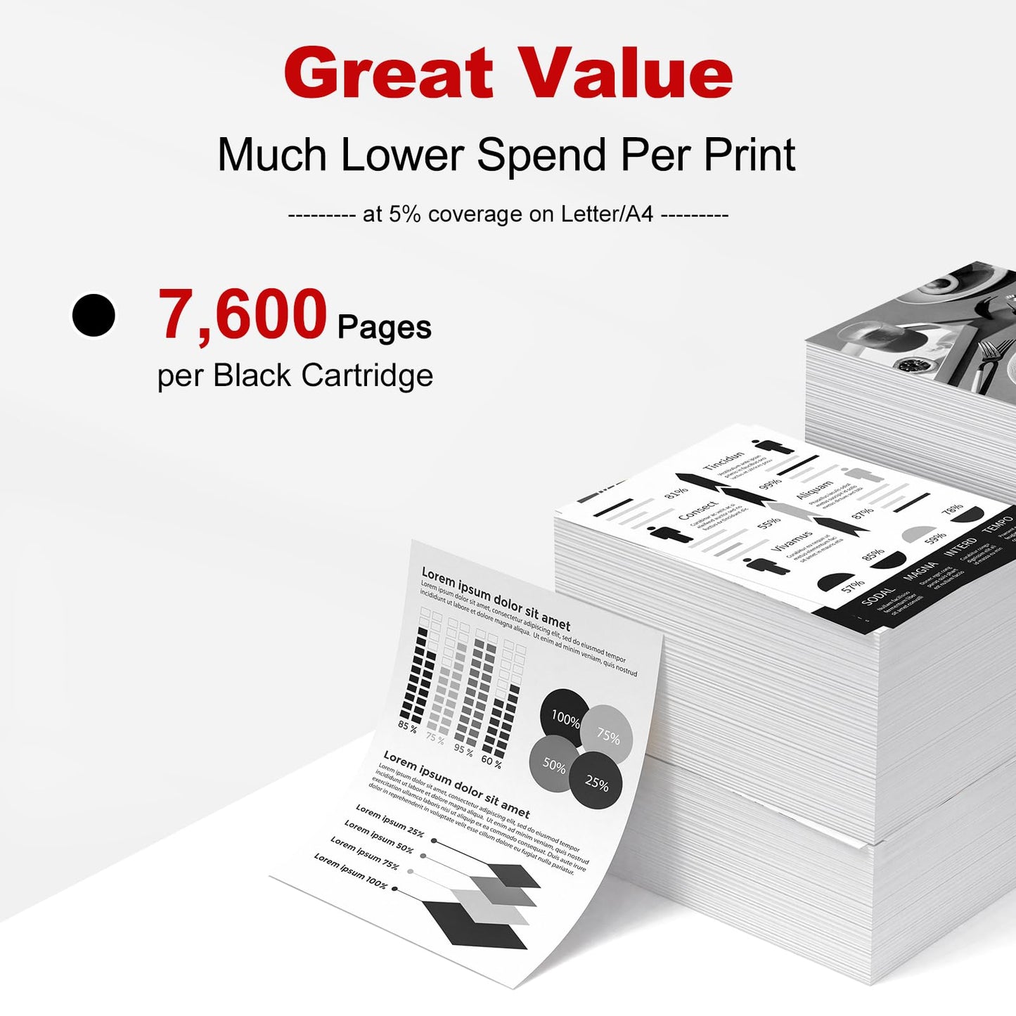 v4ink 069H 069 Toner Cartridges High Capacity Compatible Replacement for Canon 069H 069 Works for Canon Color imageCLASS MF750C LBP670C Series MF753Cdw MF754Cdw MF751Cdw LBP674Cdw Printer（2 Black）