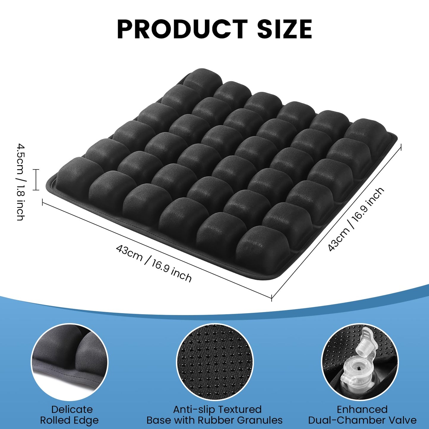 Travel Cushion,3D Seat Cushion, Airplane Seat Cushion for Long Flights, Portable Car Seat Cushions for Climbing Hiking Office Airplane, Camping, Home Living