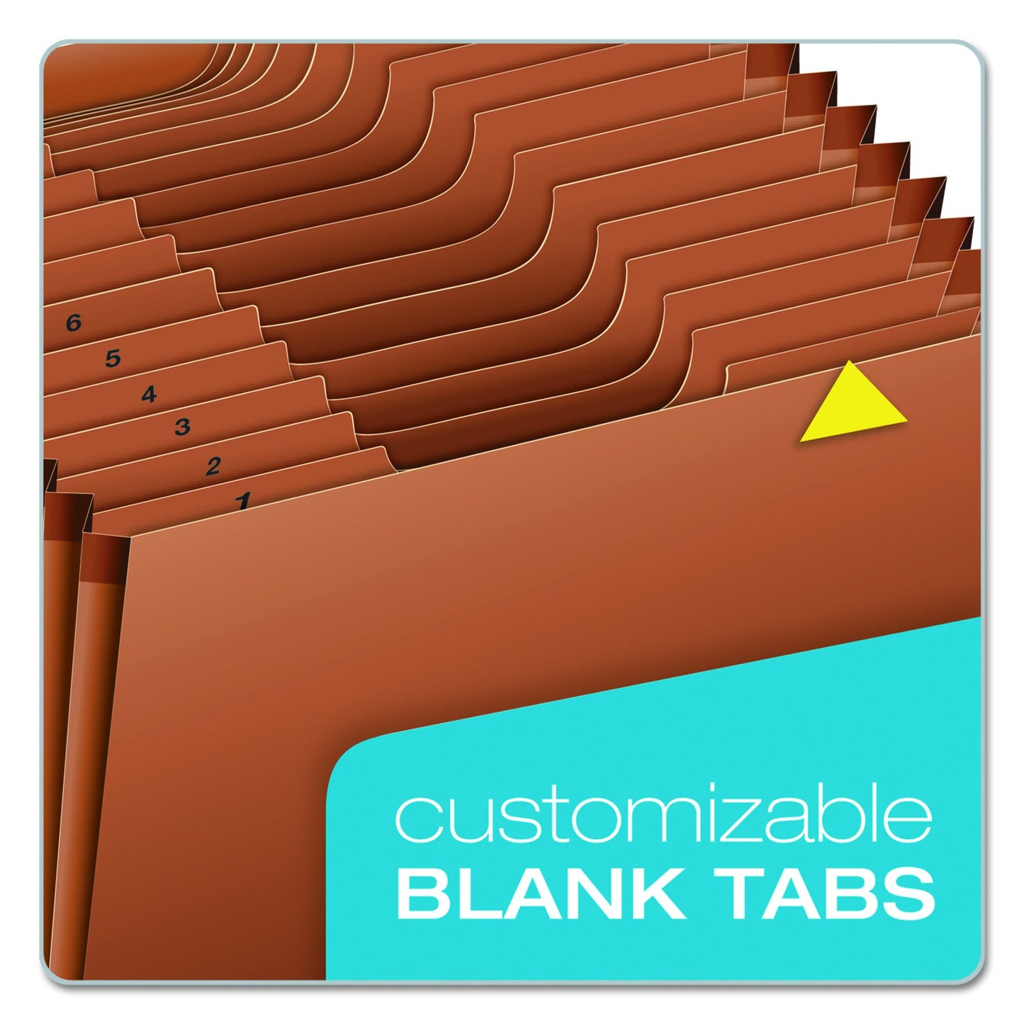 Globe-Weis Heavy-Duty Expanding File, Open Top, 31 Pockets, 1-31 Index, Letter Size, Brown (R217DHD)