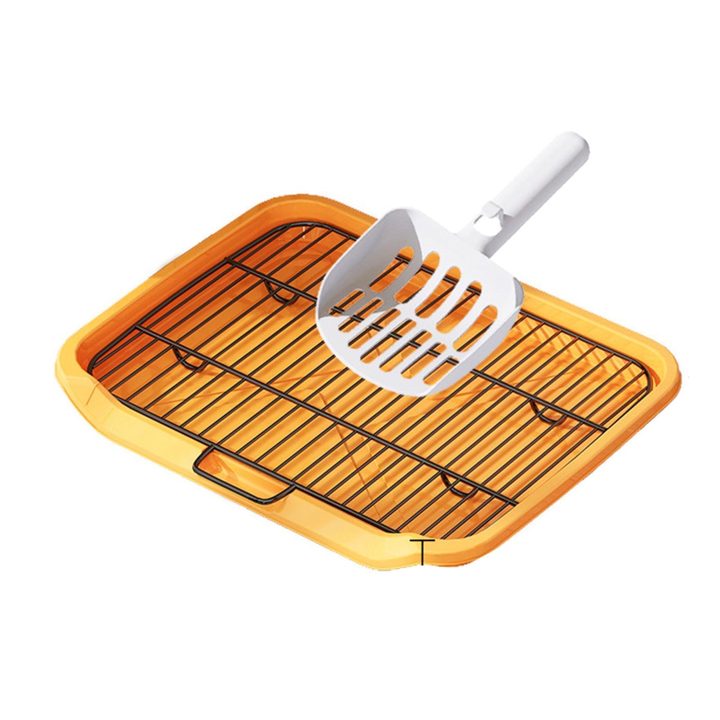 Spill Proof Dog Potty Tray, Removable Washable Training Toilet with Flat Plate Design for Small Medium Large Dogs