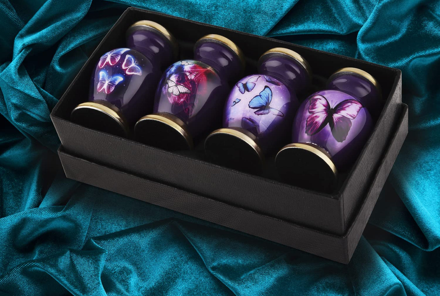 Purple Butterfly Keepsake Urn - Small Pack of 4