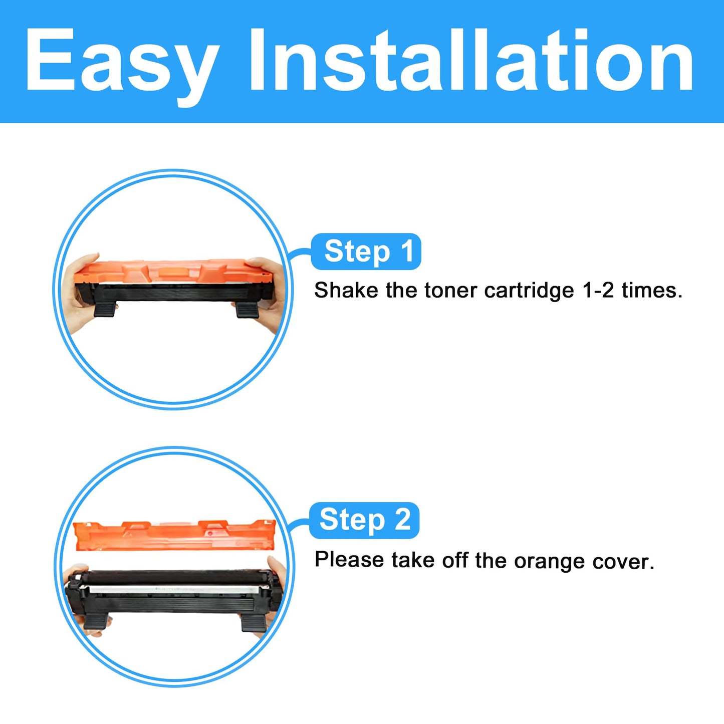 LCL Compatible Toner Cartridge Replacement for Brother TN1030 TN-1030 (2-PK,Black) for HL-1110 HL-1110E HL-1112 HL-1112R HL-1112A HL-1112A HL-1200 HL-1202 HL-1212 HL-1210W HL-1212W MFC-1810 MFC-1810E