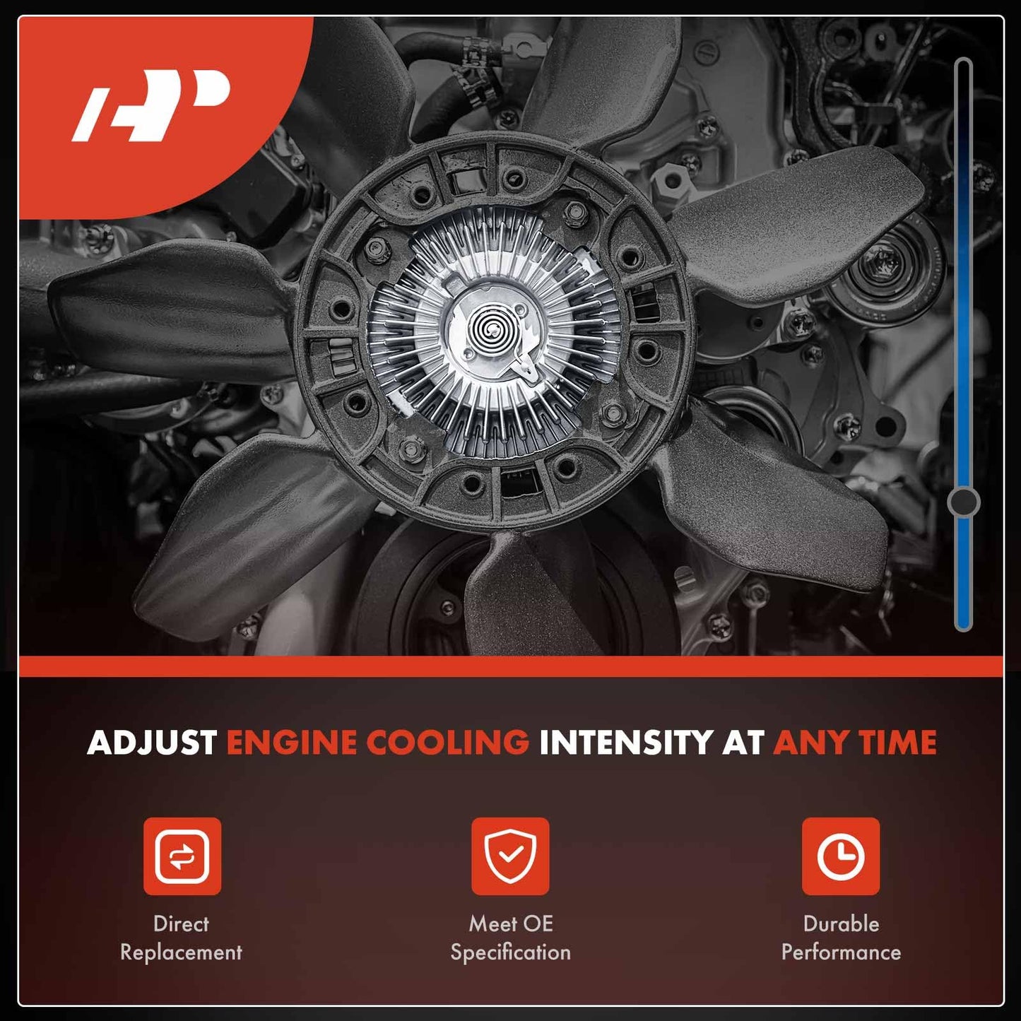 A-Premium Engine Cooling Fan Clutch Compatible with BMW E34 E36 E39 E46 E53 Series 323ci 323i 323is 325Ci 325i 325xi 328i 330ci 330i 525i 525it 528i 530i M3 X5 Z3, Replace# 11527505302, 11521719046