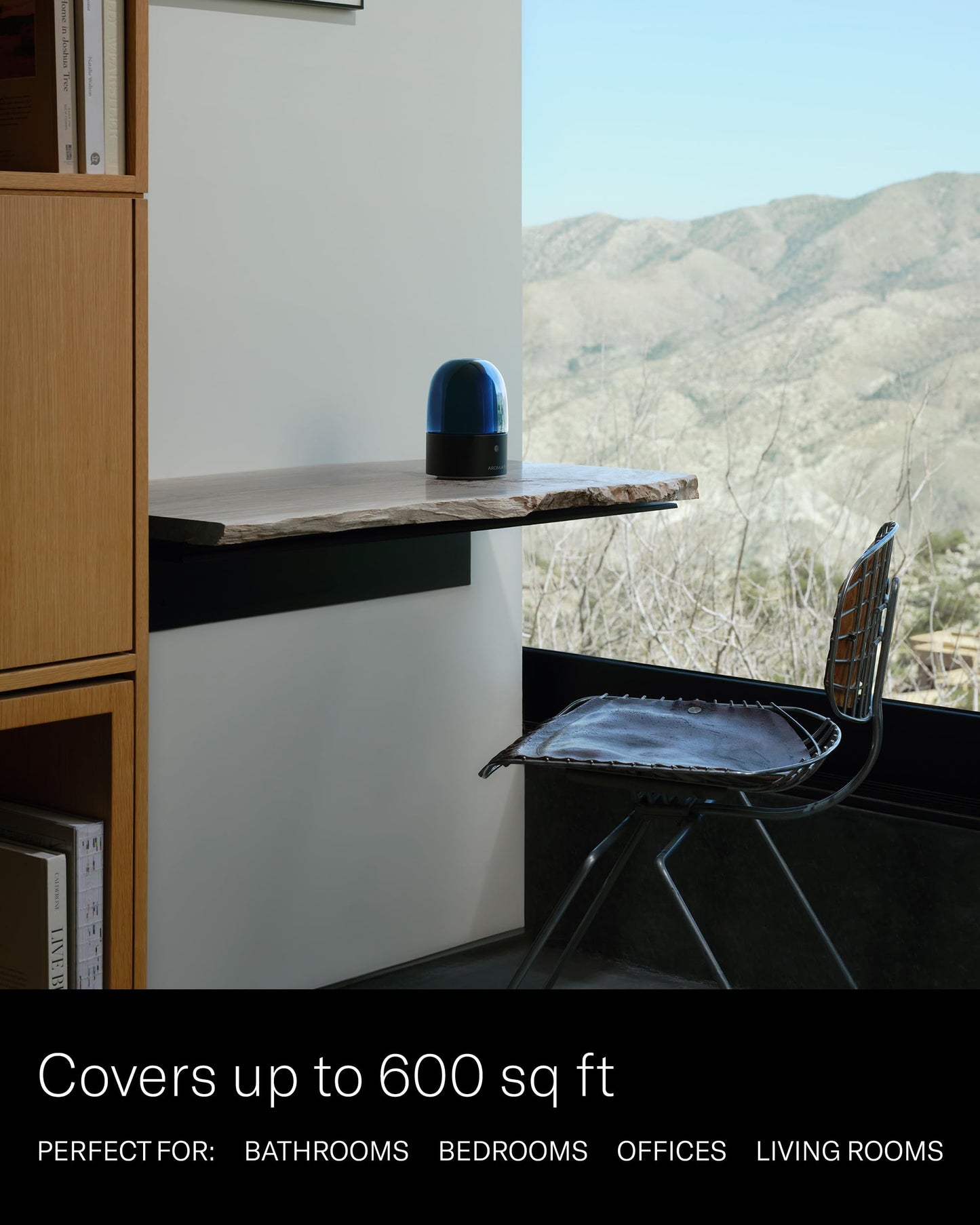 AromaTech AromaDream Essential Oil Diffuser, Aromatherapy Fragrance Diffusion for Home, Spa, Hotel, Office & Business, Long Lasting Scents Cover 600 sq ft, Bluetooth & App Enabled, No Water or Heat