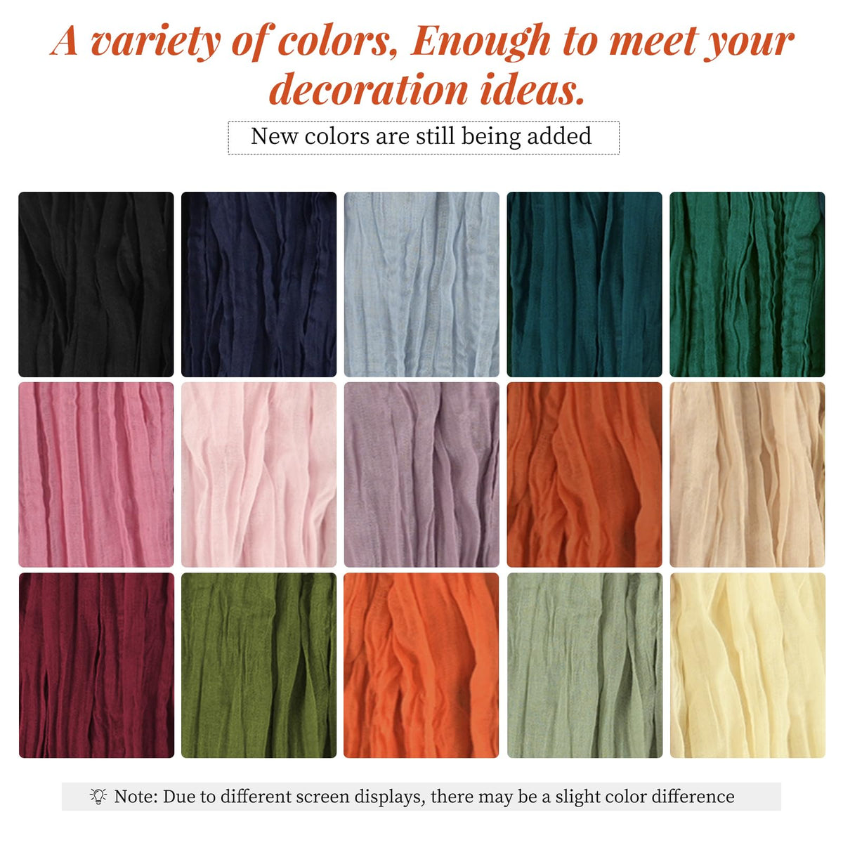 24 Packs Olive Green Table Runner, Charming Cheesecloth Table Runner 45 x 275cm, Gauze Boho Wedding Decoration Rustic Sheer Fabric Cheese Cloth Table Runners for Wedding Party Bridal Shower