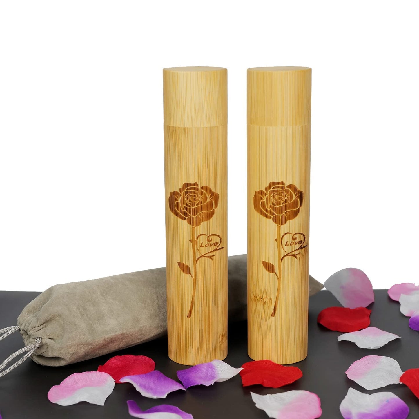 Set of 4 Small Scattering Urns Tube for Human Ashes, ECO & Biodegradable Friendly Spreading Cremation Tube Urn for Male Female Child Pet Ashes