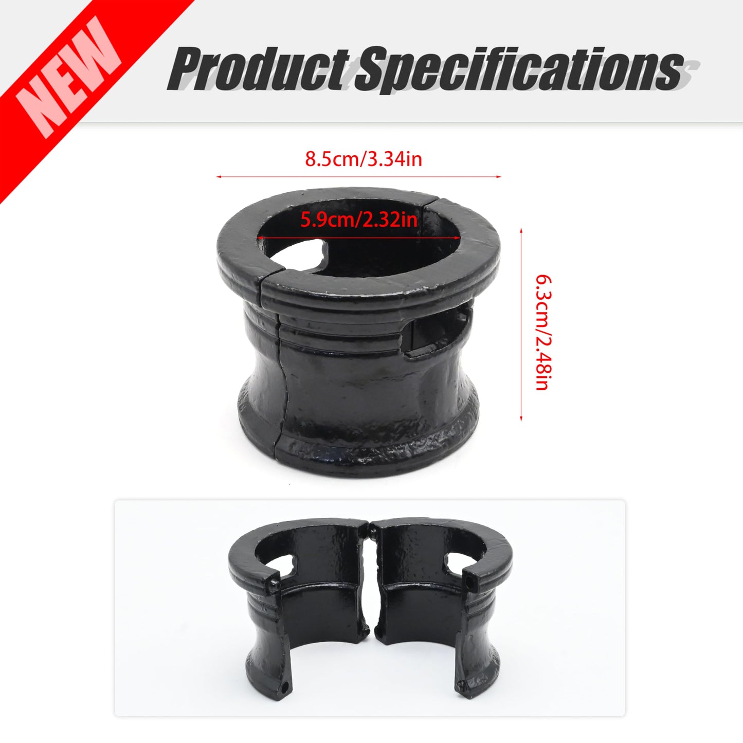 Vkinman Universal Front Fork Seal Driver Tool Kit Applicable for Motorcycles and Bicycles, 35/36 40/41 42/43 45/46 47/48 49/50 Kit