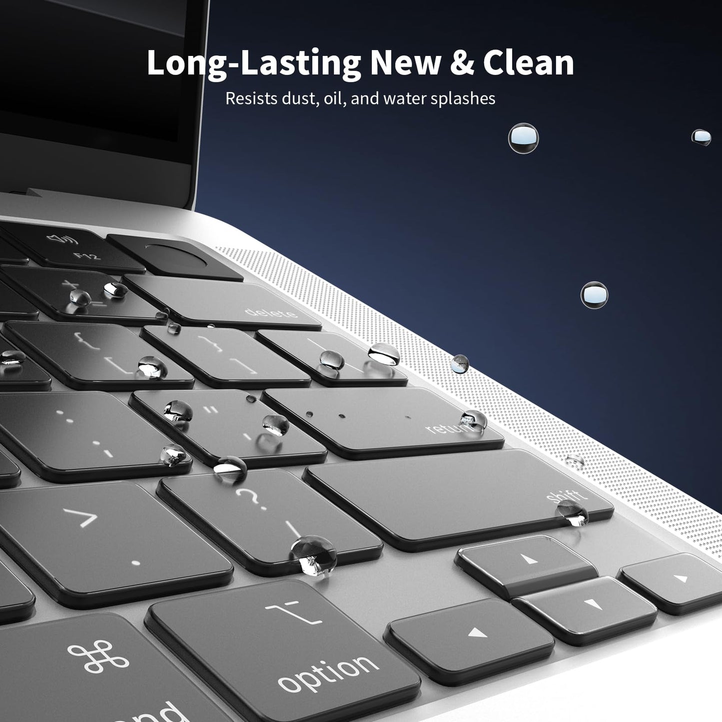 Soonjet for MacBook Neo Case 13 inch 2026 | Official Indigo Clear | Anti-Scratch & Fingerprint | Blue Cover Laptop Hard Shell + Keyboard Cover for Mac Model A3404 | Ideal for Study & Travel
