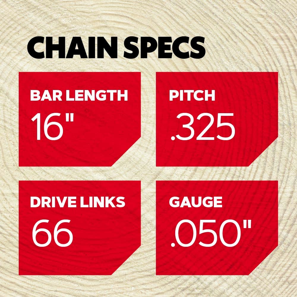 Oregon M66 16-Inch SpeedCut Chainsaw Chain - Fits Husqvarna and Jonsered