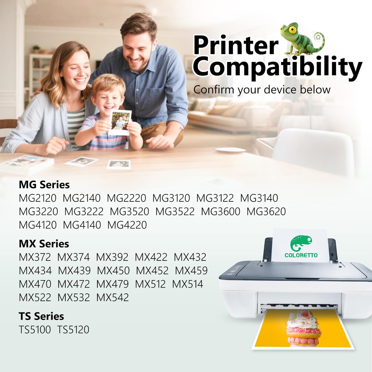 COLORETTO 240XXL Black Ink Cartridge for Canon Pixma MX532 MX472 MX470 MX452 MX432 TS5120 MG3620 MG3600 MG3522 MG3520 MG3220 MG2120 Printer Remanufactured High-Yield PG-240 XXL pg240xxl Noir 1-Pack