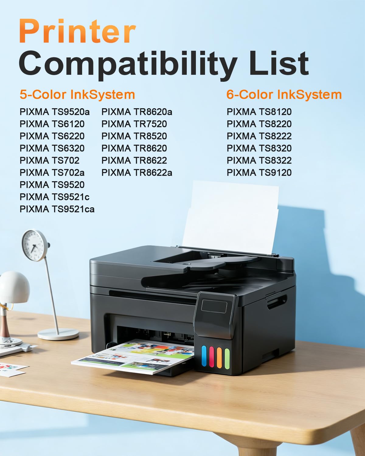 IN INTACTECH PGI-280 XXL CLI-281 XXL Compatible Ink Cartridges Replacement for Canon 280 281 Work with Pixma TR8620a TR8620 TS702a TS9520 TS9521C TR8520 TS6220 TS6320 TS8220 (15-Pack, PGBK/BK/C/M/Y)