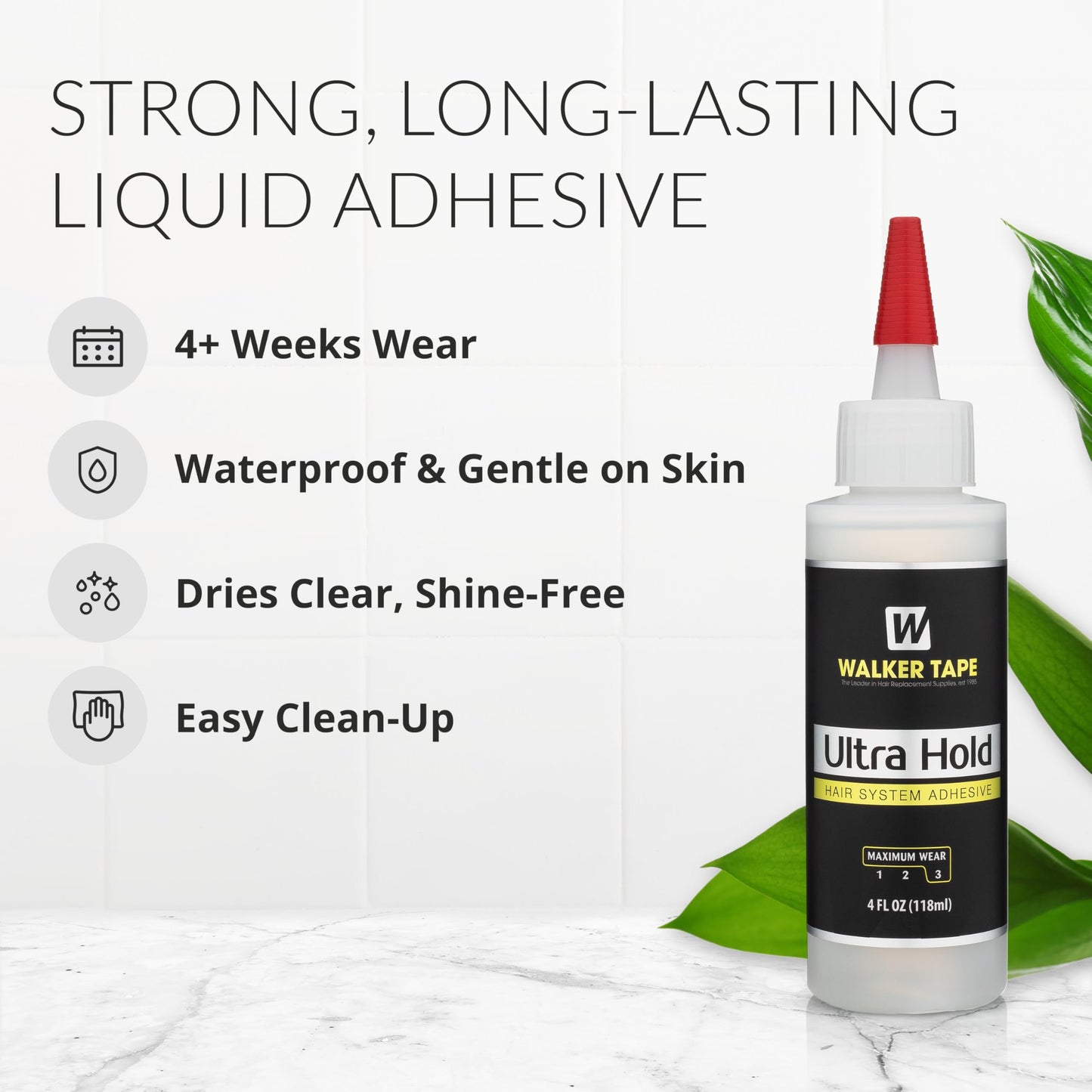 Ultra Hold Adhesive NEW 120ml with Nozzle top