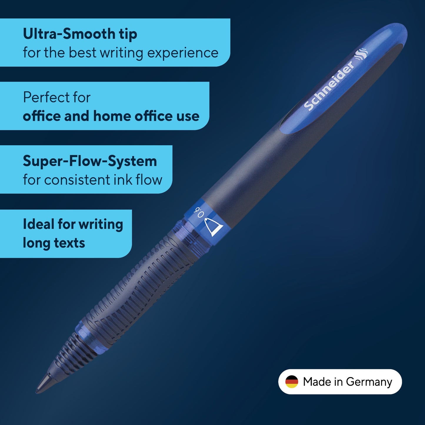 Schneider Pen, One Business, 0.6 mm, Pack of 10, Blue (183003)