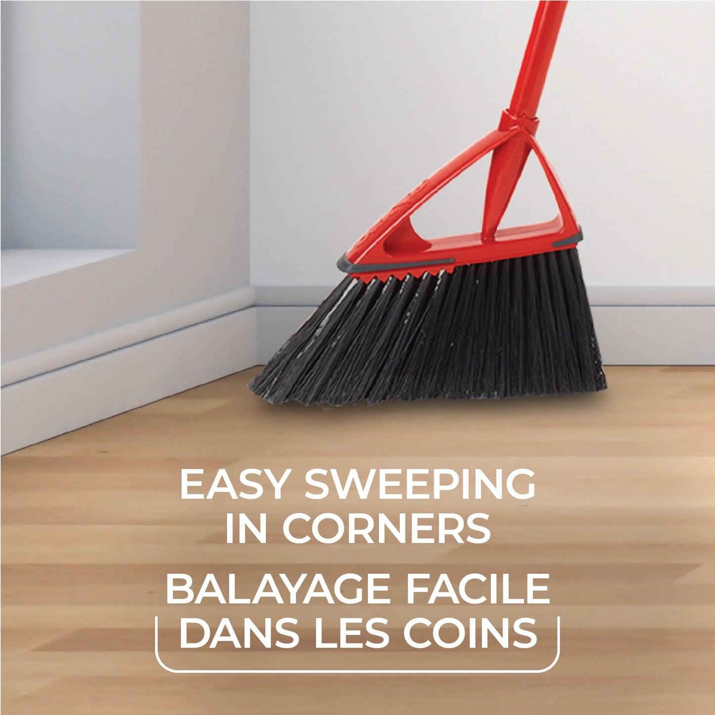 Vileda Oskar Broom with Dustpan and 1 One Sweep Broom | Indoor and Outdoor | Broom with Dustpan Set