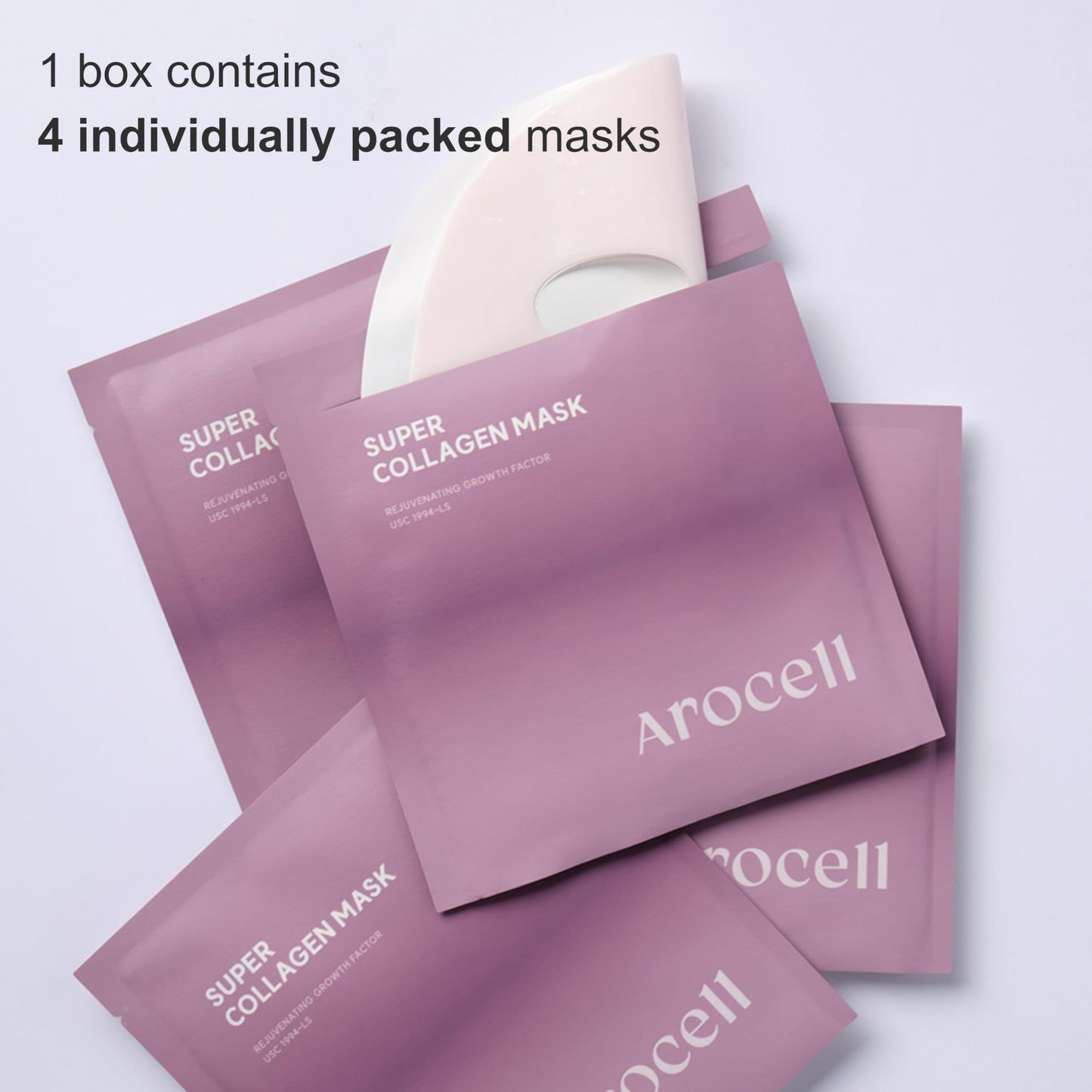 Alocell Super Power Mask - Korean Collagen Mask 4 pack