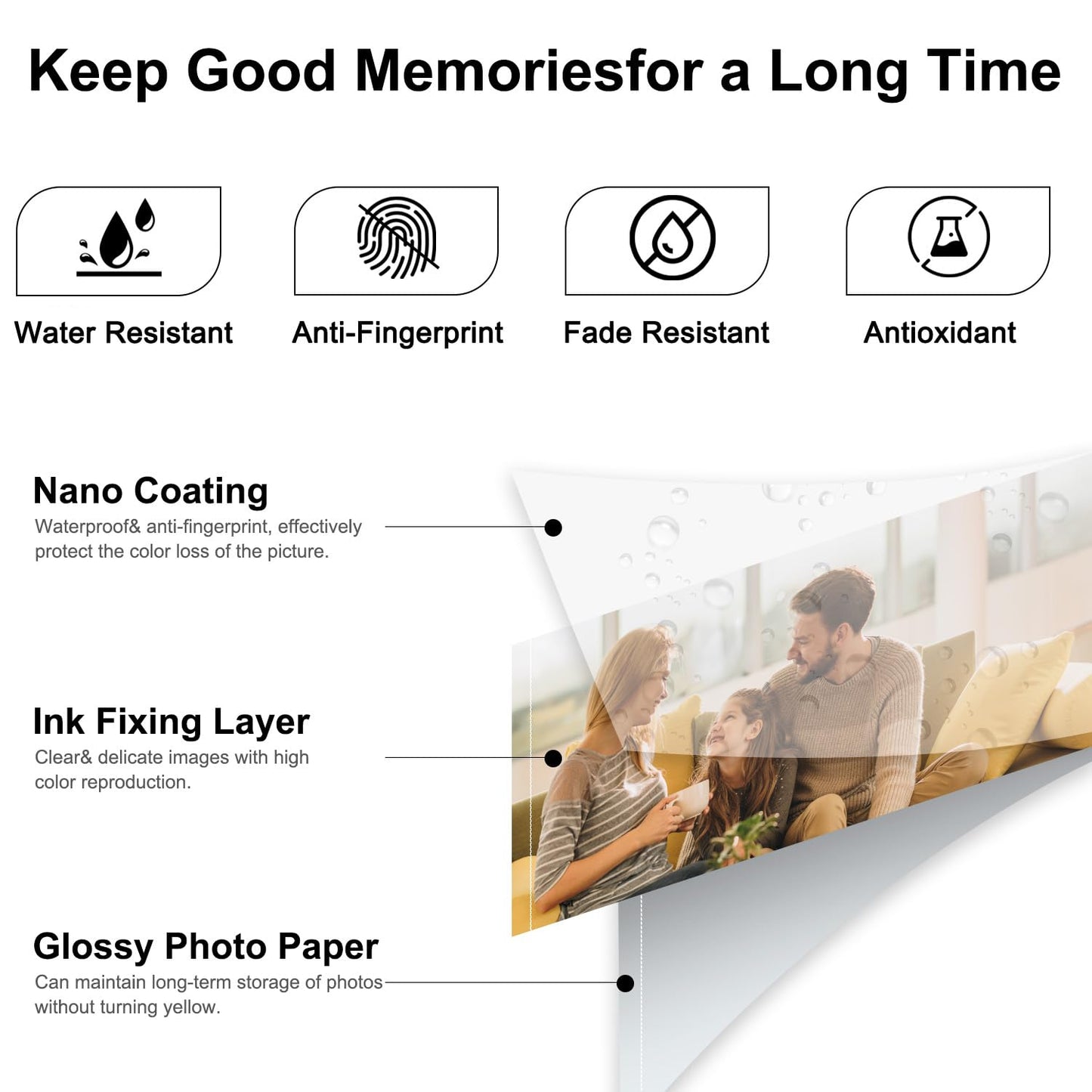 Compatible for Canon Selphy CP1500 Paper and Ink KP-108IN 3 Color Ink Cartridges & 108 Sheets 4x6 Photo Paper for Selphy CP1300, CP1200, CP1500, CP910, CP900, CP760, CP770, CP780 CP800 Printer