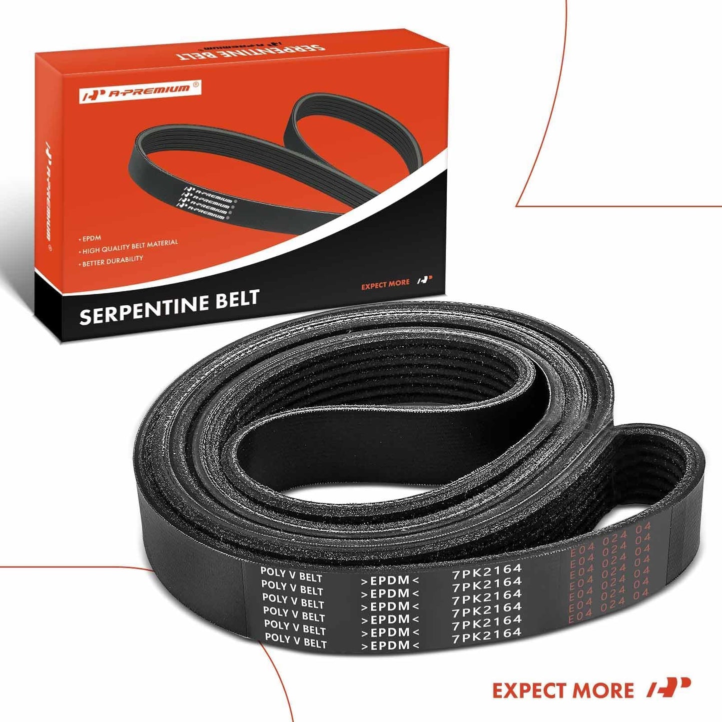 A-Premium 56992RNAA04 Engine Serpentine Drive Belt Compatible with Honda Civic 2006 2007 2008 2009 2010 2011, L4 1.8L
