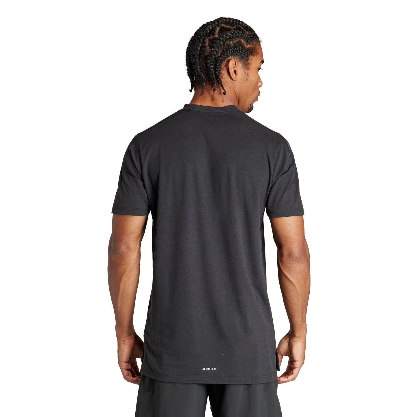 adidas Men's Designed for Training Workout T-Shirt, Black, XX-Large