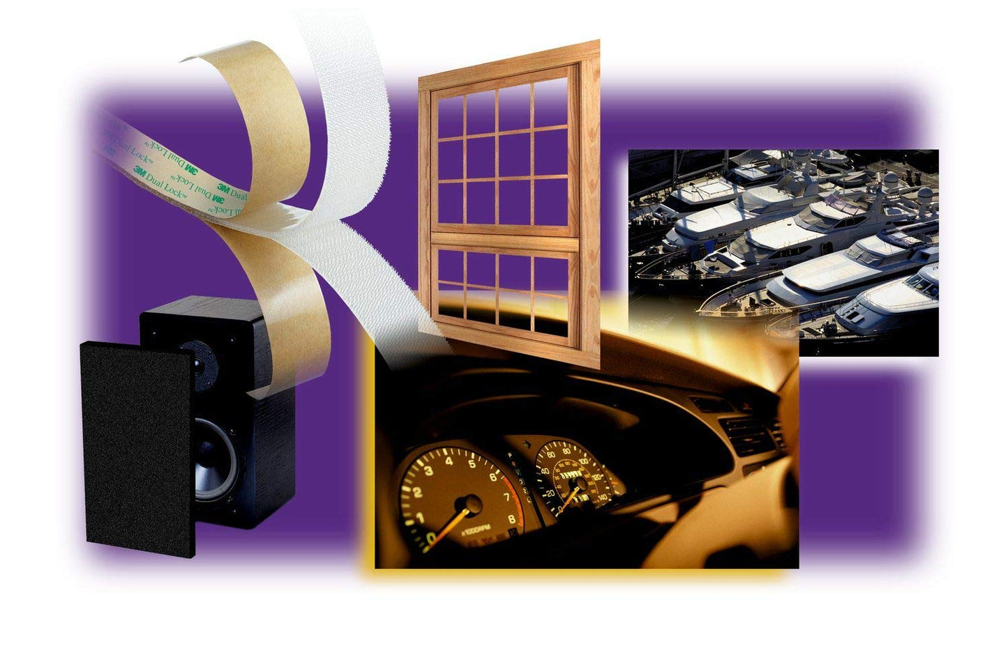 3M Dual Lock Reclosable Fastener TB3870 250/250 Black, 1 in x 10 ft, 2 Strips