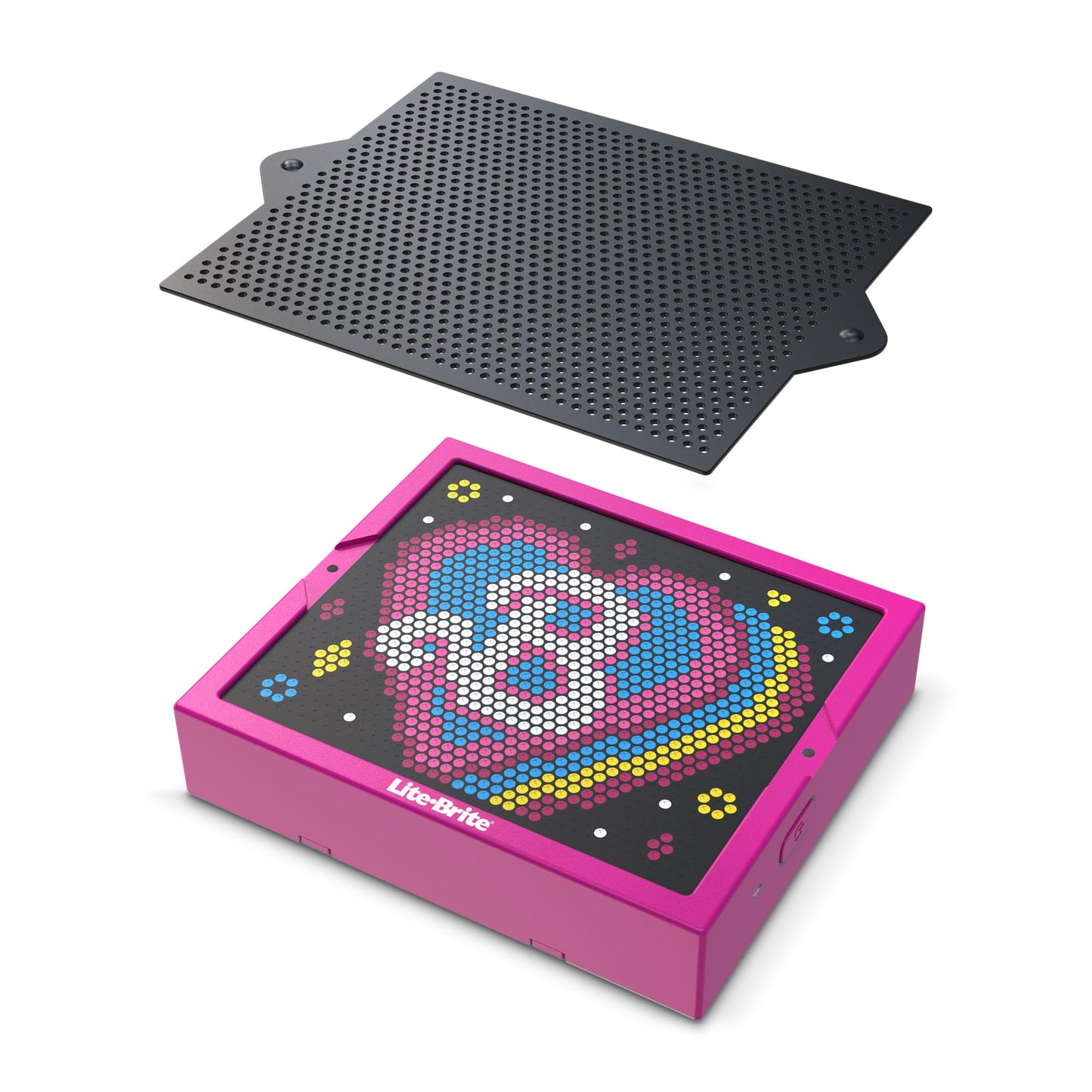 Lite Brite Super Bright HD, Barbie Edition - Creative Retro Light-Up Screen – Educational Play for Children, Enhances Creativity, Gift for Girls and Boys Ages 6+