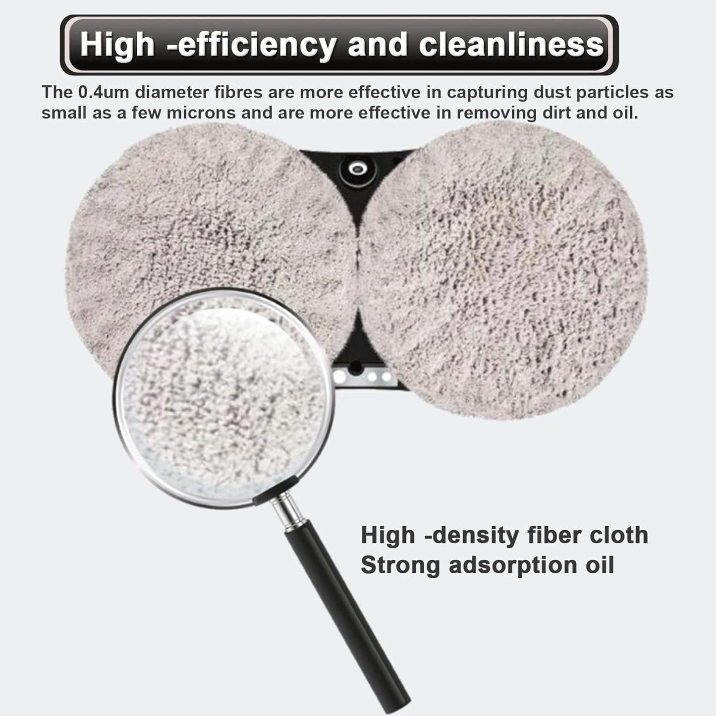 BOYVEN Window Cleaner Robot with Automatic Water Spray, Smart Glass Cleaning Robotic for Indoor and Outdoor Glass Tile Window Smart Cleaner Kit with Remote Control