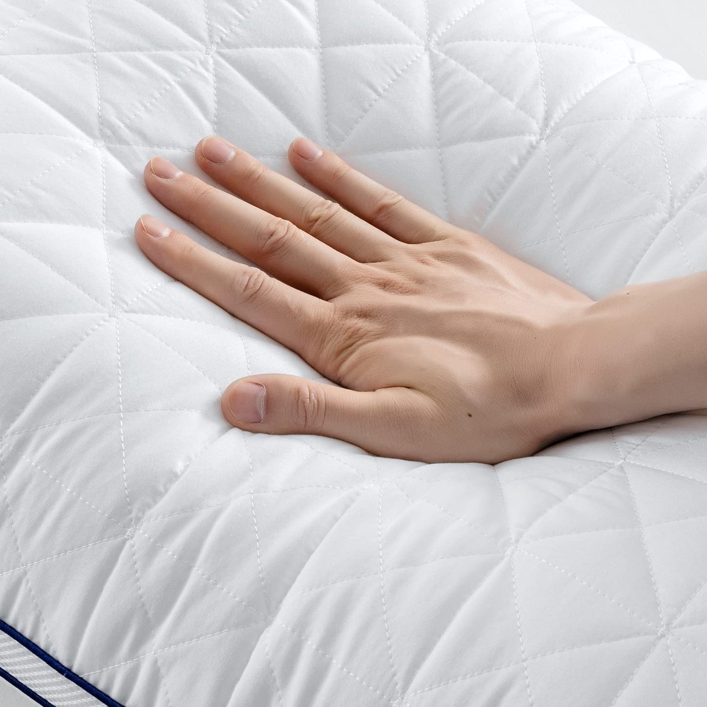 BedStory Bed Pillows for Sleeping-Queen Pillows 2 Pack-Cooling Pillows with Mesh Design-Premium Soft Down Alternative Fill Supportive for Back, Stomach or Side Sleepers,White