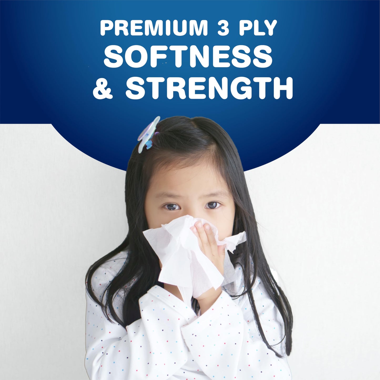 Scotties Supreme 3 Ply Soft & Strong Facial Tissue, Hypoallergenic and Dermatologist Tested, 24 Boxes, 81 Tissues per Box