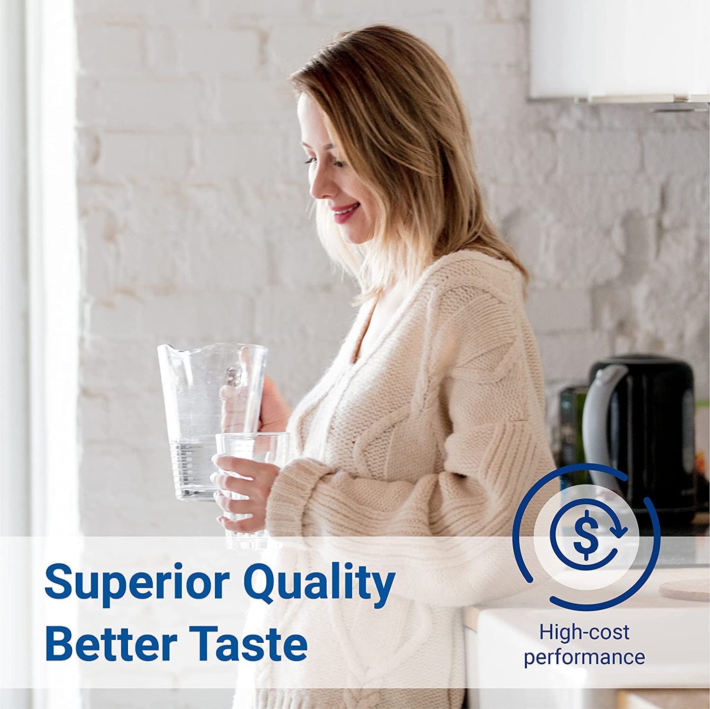 AQUA CREST AQF-FF11B Refrigerator Water Filter, Replacement for Samsung® DA29-00003G, DA29-00003B, DA29-00003A, Aqua-Pure Plus, HAFCU1, RFG237AARS, FMS-1, RS22HDHPNSR, RSG257AARS, WSS-1, 3 Pack