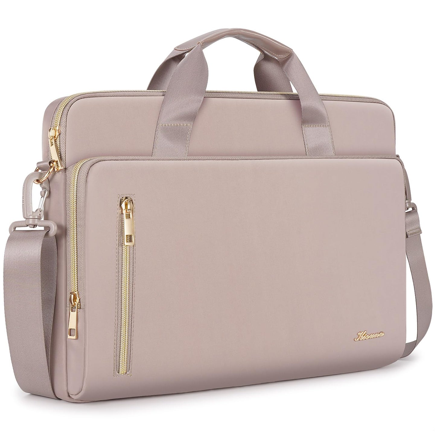 KIZUNA Laptop Bag 14 Inch Computer Shoulder Case Sleeve Briefcase For MacBook Air 15 M4 M3 M2/15 Surface Laptop 7 6 5/Lenovo Flex 14/14" HP EliteBook 840 G5/14 Yoga Slim 7i Pro X/Dell,Khaki